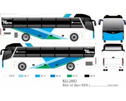 MẪU THIẾT KẾ MÀU SƠN XE TRACOMECO